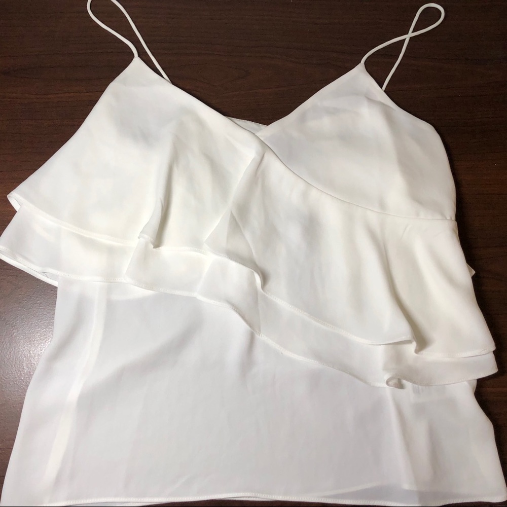 Jcrew Drapey Ruffle Cami - Picture 2 of 5